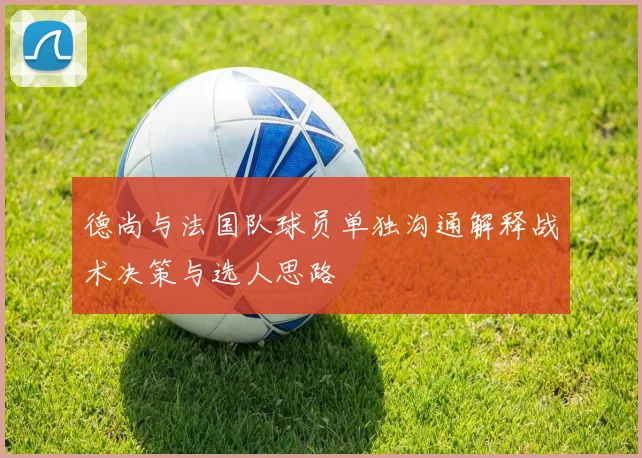 德尚与法国队球员单独沟通解释战术决策与选人思路